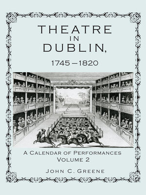 cover image of Theatre in Dublin, 1745&#8211;1820